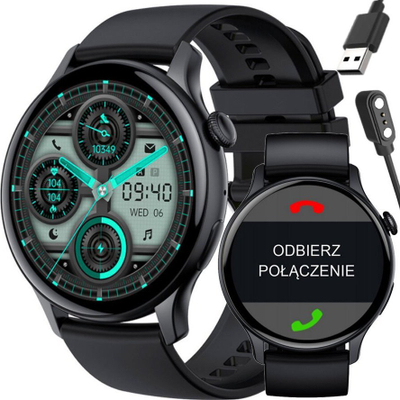 Smartwatch Rubicon RNCF10, ekran AMOLED 1.43", rozë