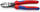 Prerëse diagonale Knipex 74 02 200, levë e fuqishme, 200mm, dorezë izoluese dykomponente