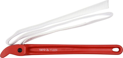 Çelës rripi për tuba Yato YT-22255, 200mm, najlon, i kuq