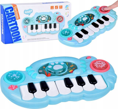 Piano lodër Jokomisiada 886A, muzikore interaktive, shumëngjyrëshe, ngjyrë mente