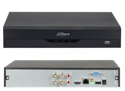 Video regjistrues DVR Dahua XVR5104HS-I3/T, 4 kanale, 5M-N 1080P, ngjyrë e zezë