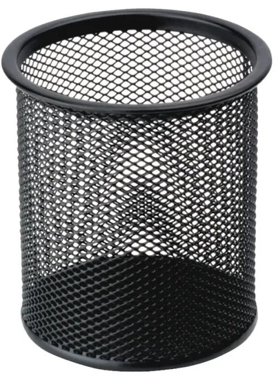 Mbajtëse lapsash Stickn, metal rrjetë, Ø90mm H100mm, e zezë