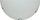 Plafonierë tavani Modern Glass Semi Flush, 30cm, xham i mat, krom