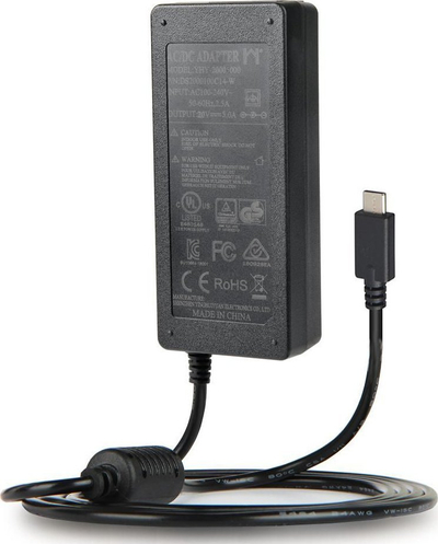 Adapter karikimi Vivolink USB C 100W PD, me kabllo BE dhe MB, i bardhë