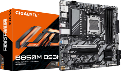 Pllakë amë GIGABYTE B850M DS3H, DDR5, Micro ATX, e zezë