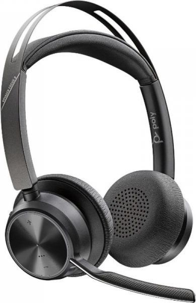 Kufje me mikrofon Plantronics Voyager Focus 2 UC, të zeza