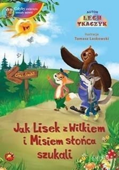 Libër për kalamaj “How the Little Fox with the Wolf and the Bear Searched for the Sun”, tregim me figura, në anglisht