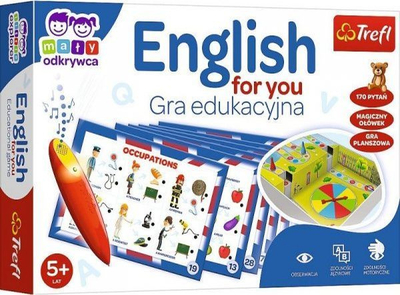 Lojë edukative Trefl English for You Magic Pencil, me laps magjik interaktiv, për me mësu anglishten