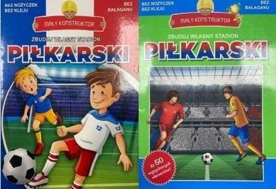 Set lodrash MIX Build Your Own Football Stadium, stadium futbolli, ndërtim kreativ, shumëngjyrësh