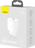 Karikues muri Baseus Compact Charger, 1x USB A, 1x USB C, 3A, i bardhë