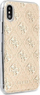 Futrollë Guess GUHCPXPCU4GLGO për iPhone X XS, TPU fleksibël, monogram luksoz, ngjyrë gold