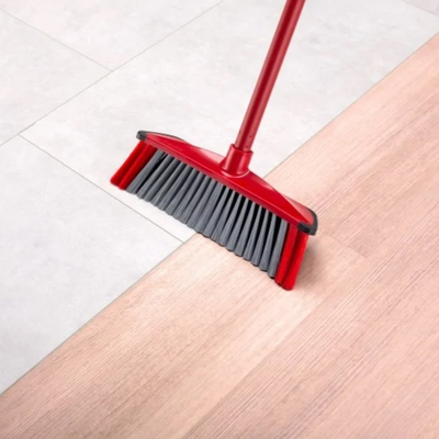 Fshesë dyshemeje Vileda Broom Broom Brush 3Action, fijet për flokë dhe pluhur, shumëngjyrëshe