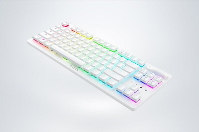 Tastierë Rapoo DeathStalker, wireless, US, e bardhë