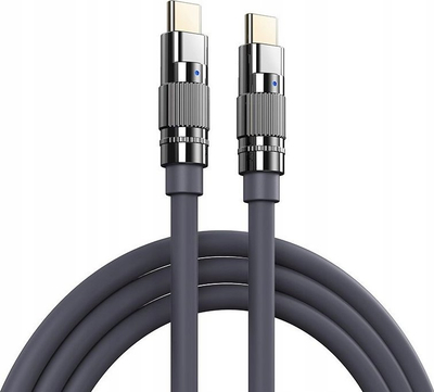 Kabllo karikimi Remax RC-C055 Wefon, USB-C në USB-C, 100W, 1.2m, gri e errët