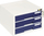 Organizues Grand YL-S903, 3 sirtarë me kyç, A4, blu navy