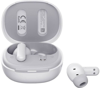 Kufje TWS QCY MeloBuds HT16, me heqje zhurme 45 dB, IPX4, të bardha