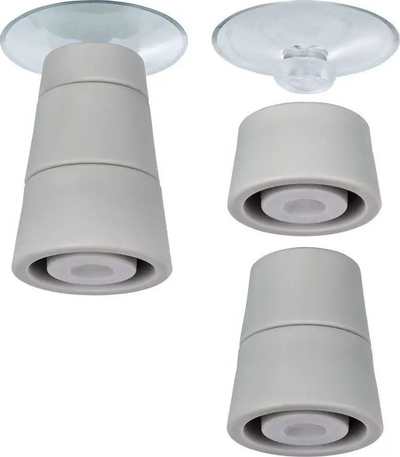 Set mbulesa sobe universale, 2 copë, xham, të zeza