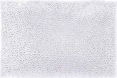 Tapet banjoje 5five Maxi Chenille, 50x80 cm, poliester, i bardhë