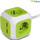 Prizë elektrike GreenBlue MagicCube GB118G, 1.4m, 2 USB, e gjelbër