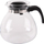 Çajnik qelqi Simax Glassware, 2.5qt, dorezë plastike, transparent