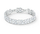 Byzylyk për femra Swarovski Tennis Deluxe Bracelet, i argjendtë