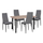 Set ngrënieje 5-pjesësh 110×70×75,5 cm (HM10355), gri
