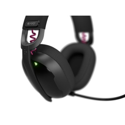 Kufje gaming Genesis Fury Fukya F6, Bluetooth, pa tela, over ear, me mikrofon, të zeza