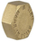 Kapak fundor për tub TDM Brass End Cup 107, 3/8", bronx