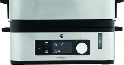 Avullore elektrike WMF Vitalis E, çelik inox, kapak xhami, ngjyrë argjendi