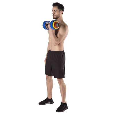Set hantelash HMS SKC20, 2 x 10kg, me funksion shufre, shumëngjyrësh