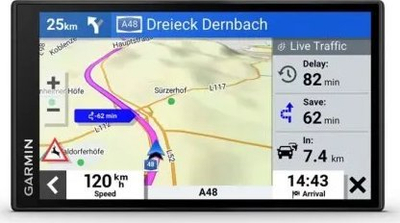 Navigacion GPS Garmin DriveSmart 66 MT-D, 6", harta t’ Europës, Bluetooth, i zi