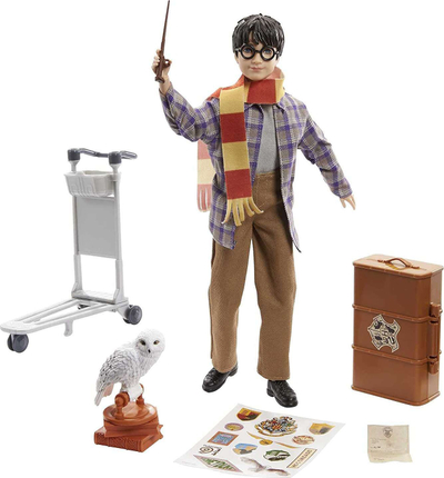 Set lojërash Mattel Harry Potter Platform 9 3/4 GXW31, me figurë Harry Potter, me aksesorë