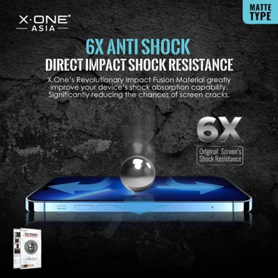 Mbrojtës ekrani X-One Extreme Shock Eliminator 4th Gen Matte, për iPhone 14, i tejdukshëm