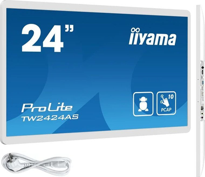 Monitor interaktiv iiyama TW2223AS-B1, 24", VA, Android, i zi