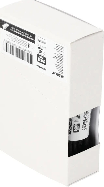 Lidhëse këpucësh DEDRA BH9W520, 140cm, poliester, të zeza