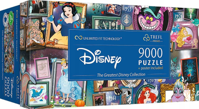 Puzzle Trefl Prime, 9000 copë, Disney Collection, shumëngjyrësh
