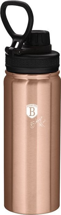 Shishe sportive BerlingerHaus Rosegold Metallic Line, çelik inoks 18/10, 0.54L, rosegold metalik