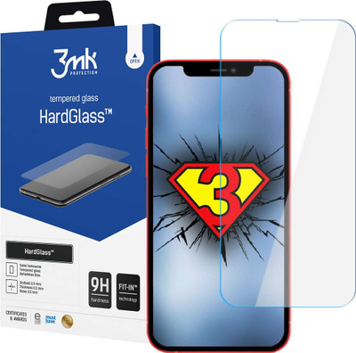 Xham mbrojtës 3MK HardGlass për iPhone 13 Pro Max, 9H, i tejdukshëm