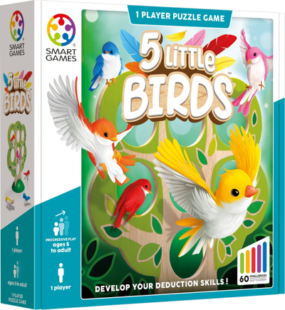 Loja puzzle 5 Little Birds, 60 sfida, mosha 5+, shumëngjyrëshe