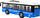 Autobus lodër Battery Powered, 28cm, me drita dhe tinguj, blu