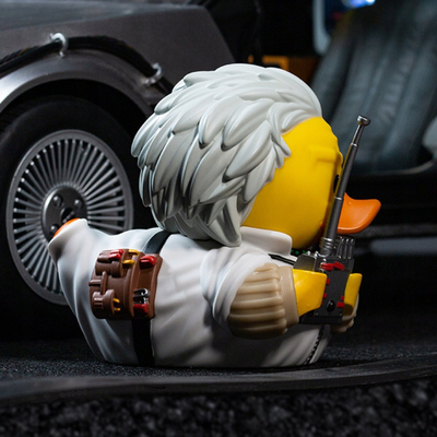 Figurë koleksionare TUBBZ Back to the Future Doc Brown, 9cm, PVC, edicioni Boxed