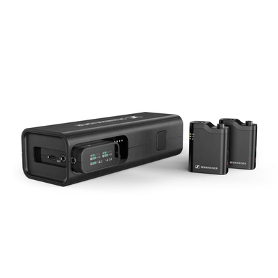 Sistem mikrofonësh pa tela Sennheiser Profile Wireless 2 Channel Set, 2 kanale, 16GB, i zi