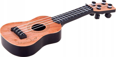 Ukulelé lodër për kalamaj JB IN0154, 25cm, plastike, ngjyrë dru