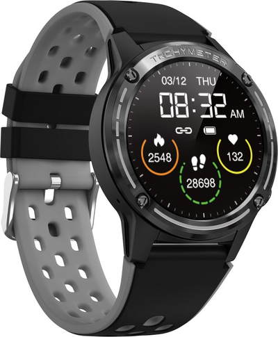 Ora e mençme Maxcom Fit FW47 Argon Lite, ekran 1.3", Bluetooth, e zezë