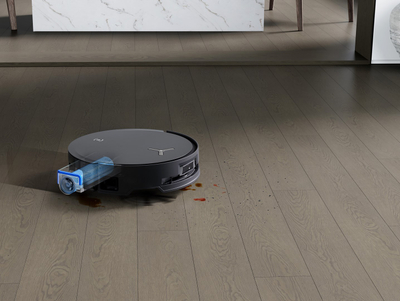 Robot fshesë Ecovacs Deebot X8 Omni, stacion OMNI All in One, larje dhe thithje, gri e errët