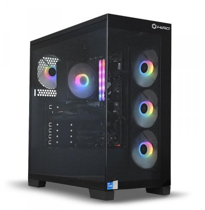 Десктоп компјутер HIRO Aurora, AMD Ryzen 7 7800X3D, RTX 5060 8GB, 32GB RAM