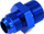 Reducues TurboWorks M22x1.5 AN8, alumini, për vaj ujë karburant, blu