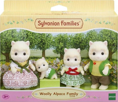 Set lodrash Sylvanian Families Woolly Alpaca Family, 4 figura, 3+