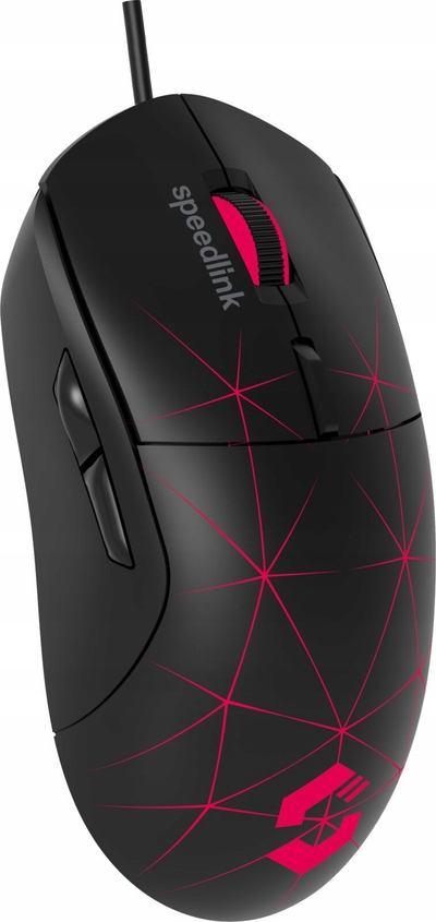 Гејминг глушец Speedlink CORAX, со кабел, 3200 DPI, повеќебоен ЛЕД