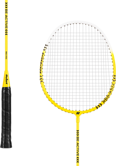 Set badminton Rebel Active, 2 raketa, 2 toptha, blu e bardhë